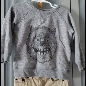 Toddler boys 3T grey sweater